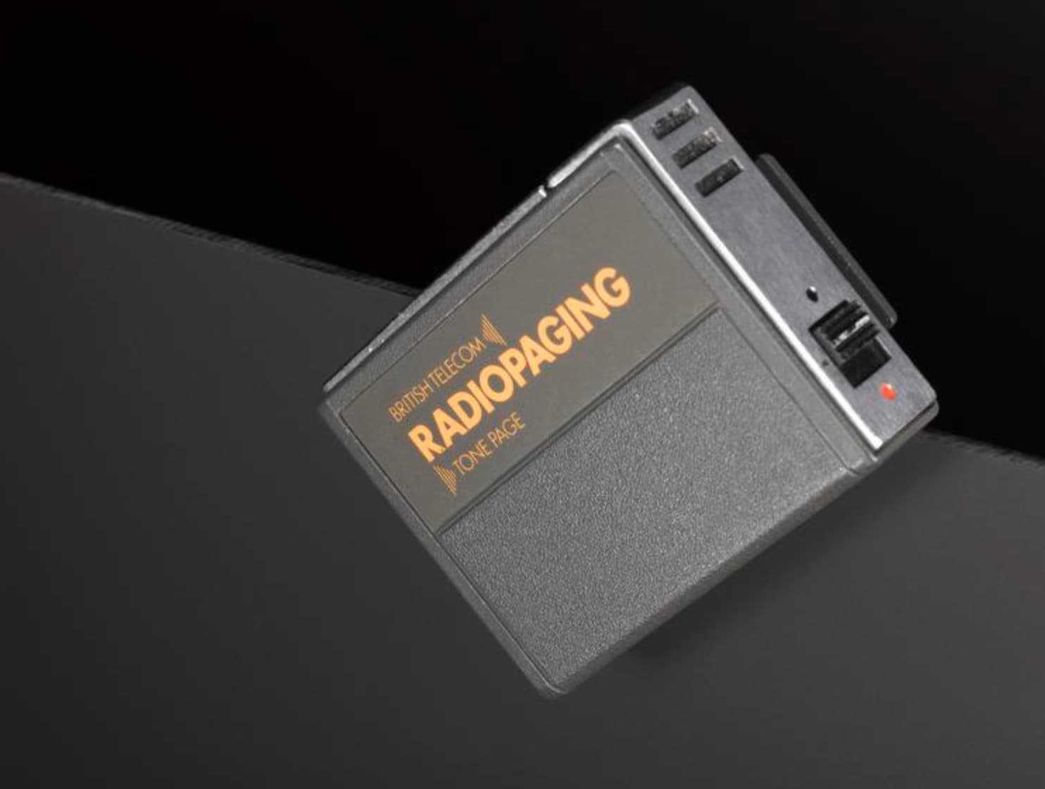 A Motorola pager, circa 1985. 